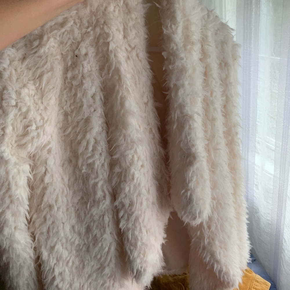 Faux fur teddy coat!!!